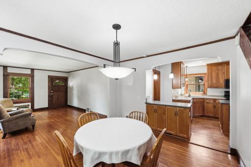 Custom kitchen cabinets along with Corian and Quartz countertops make preparing meals a treat.