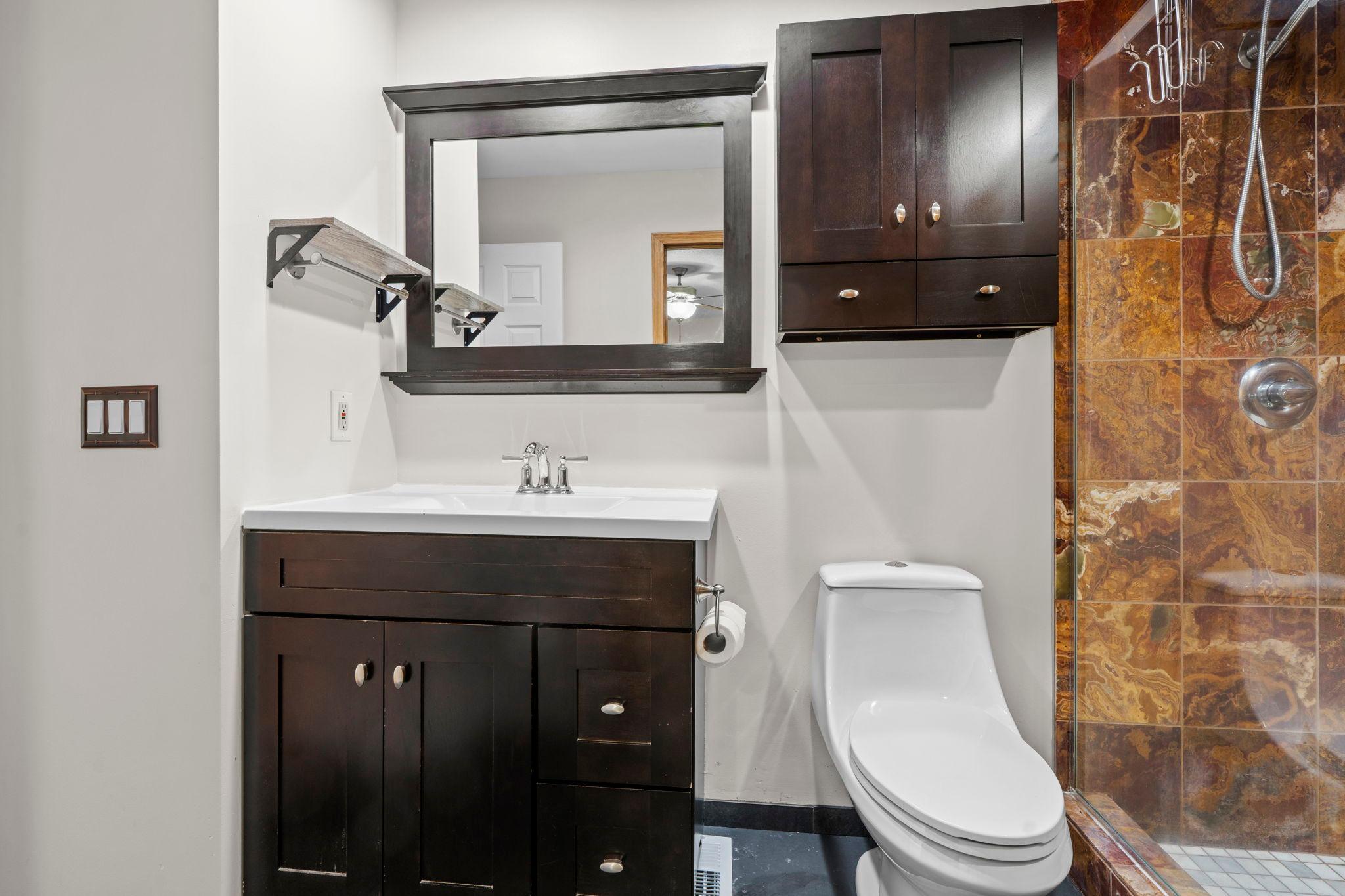 Upper Level 3/4 Bathroom