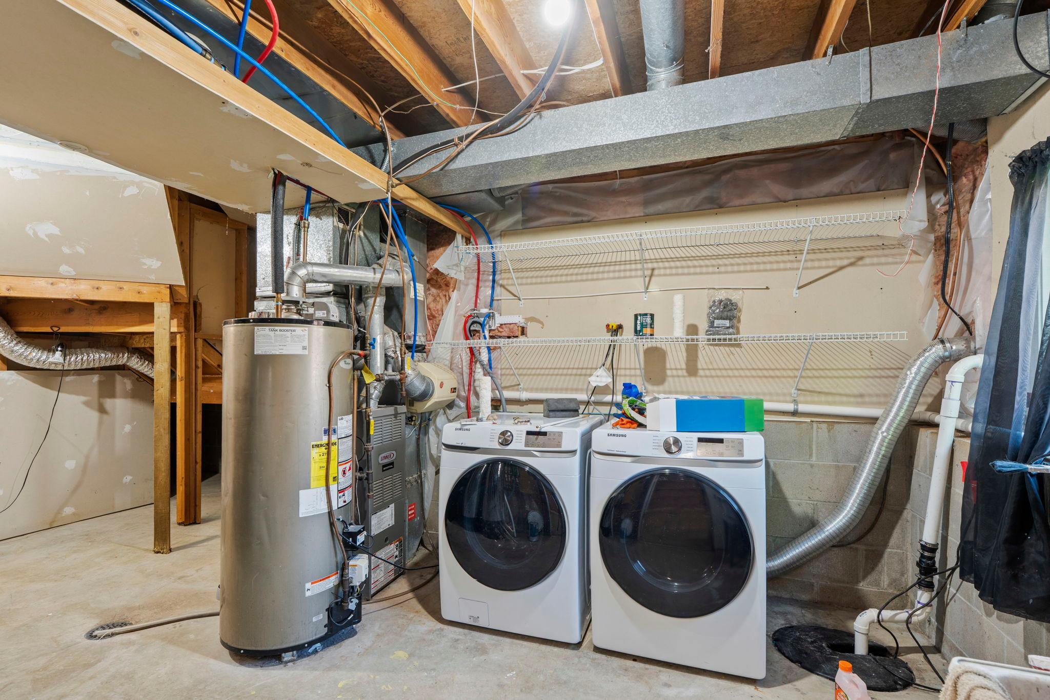 Utility/storage/laundry