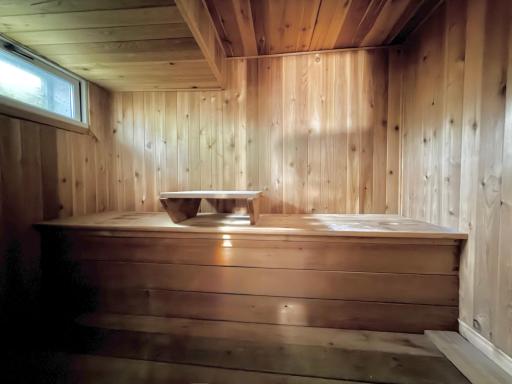 Relax and Unwind in the lower level Sauna