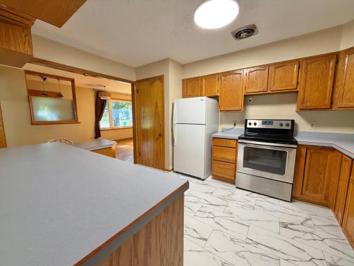 Updated Kitchen with an abundance of cabinet and countertop space