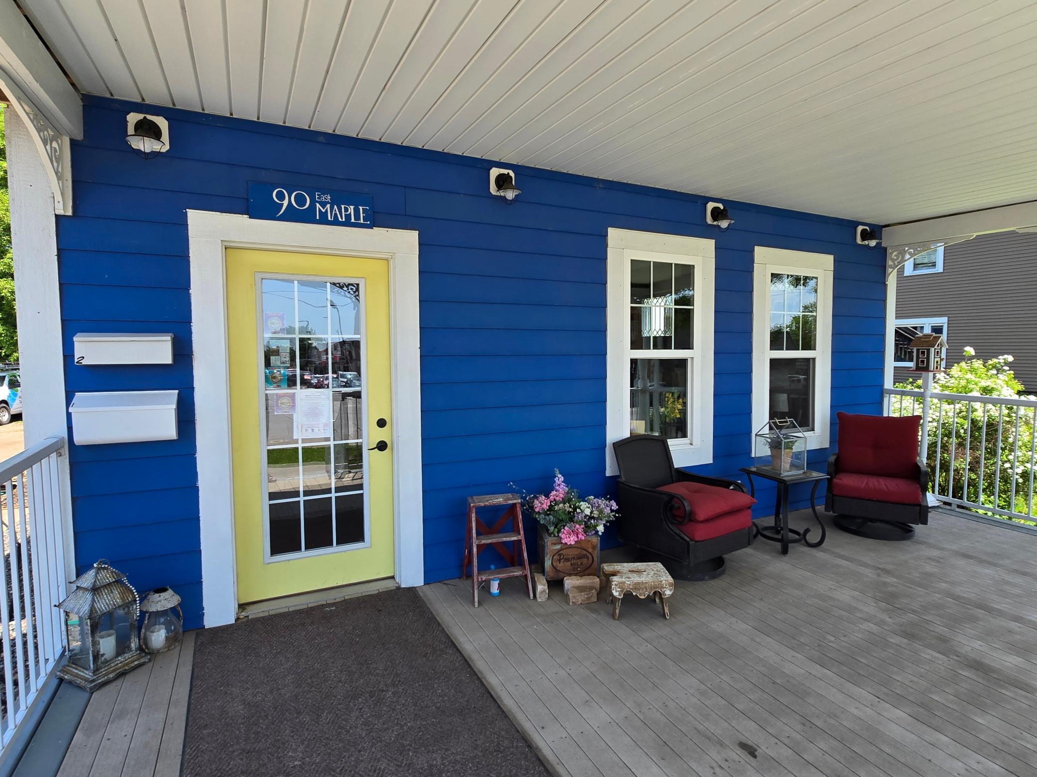 Sit spell on this beautiful covered porch.