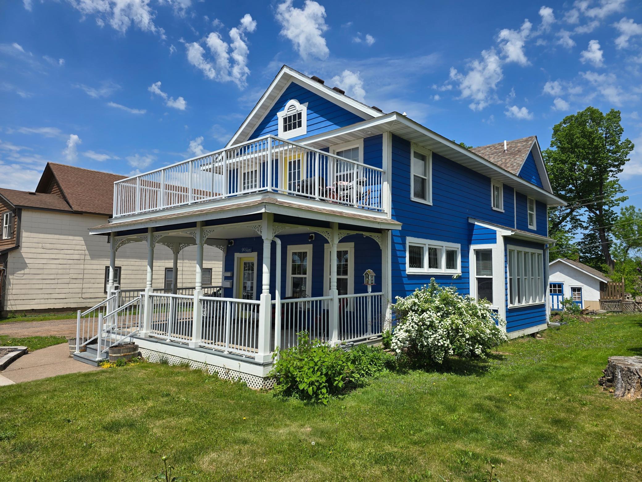 What a stunning property! Located at the head of downtown Mora.