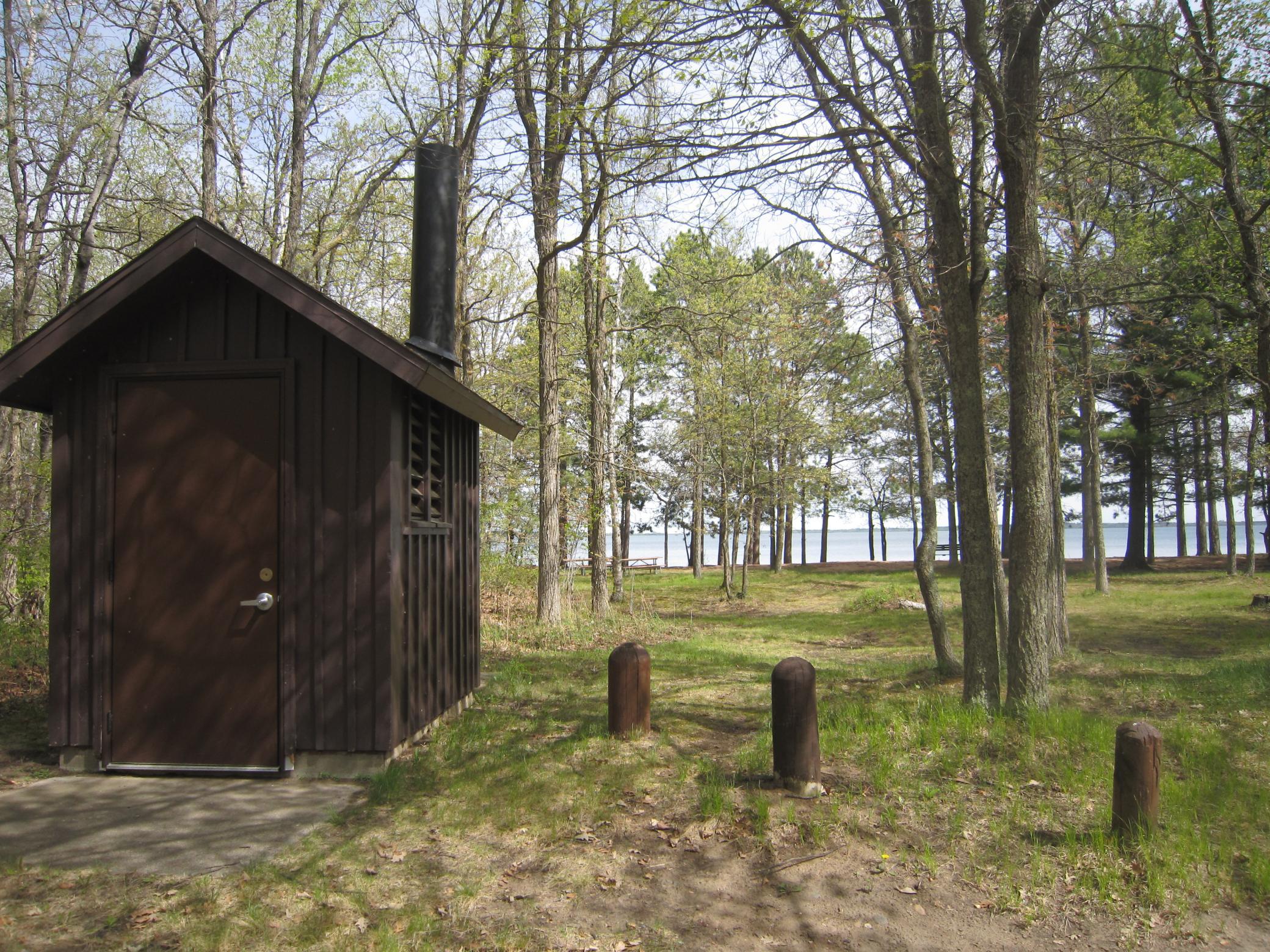Public picnic area & restroom