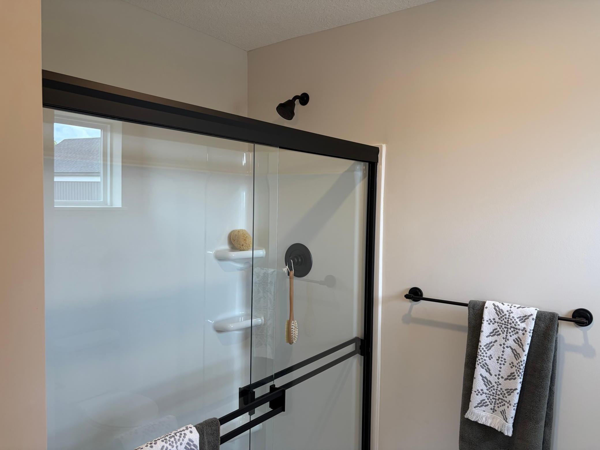 A great look of the Owner’s shower.