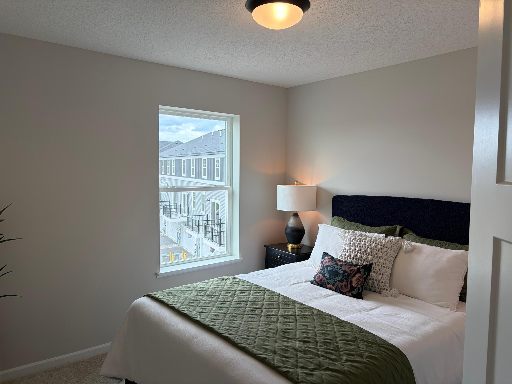 The secondary bedrooms are perfectly sized for everyone.
