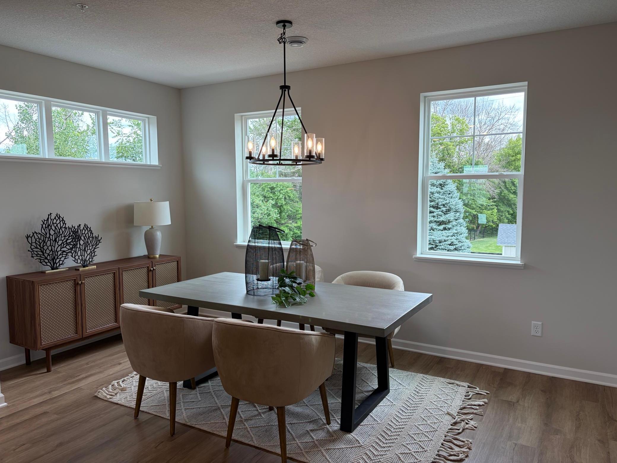 The dinette offers an intimate setting which will surprise your guests with those special dinners.