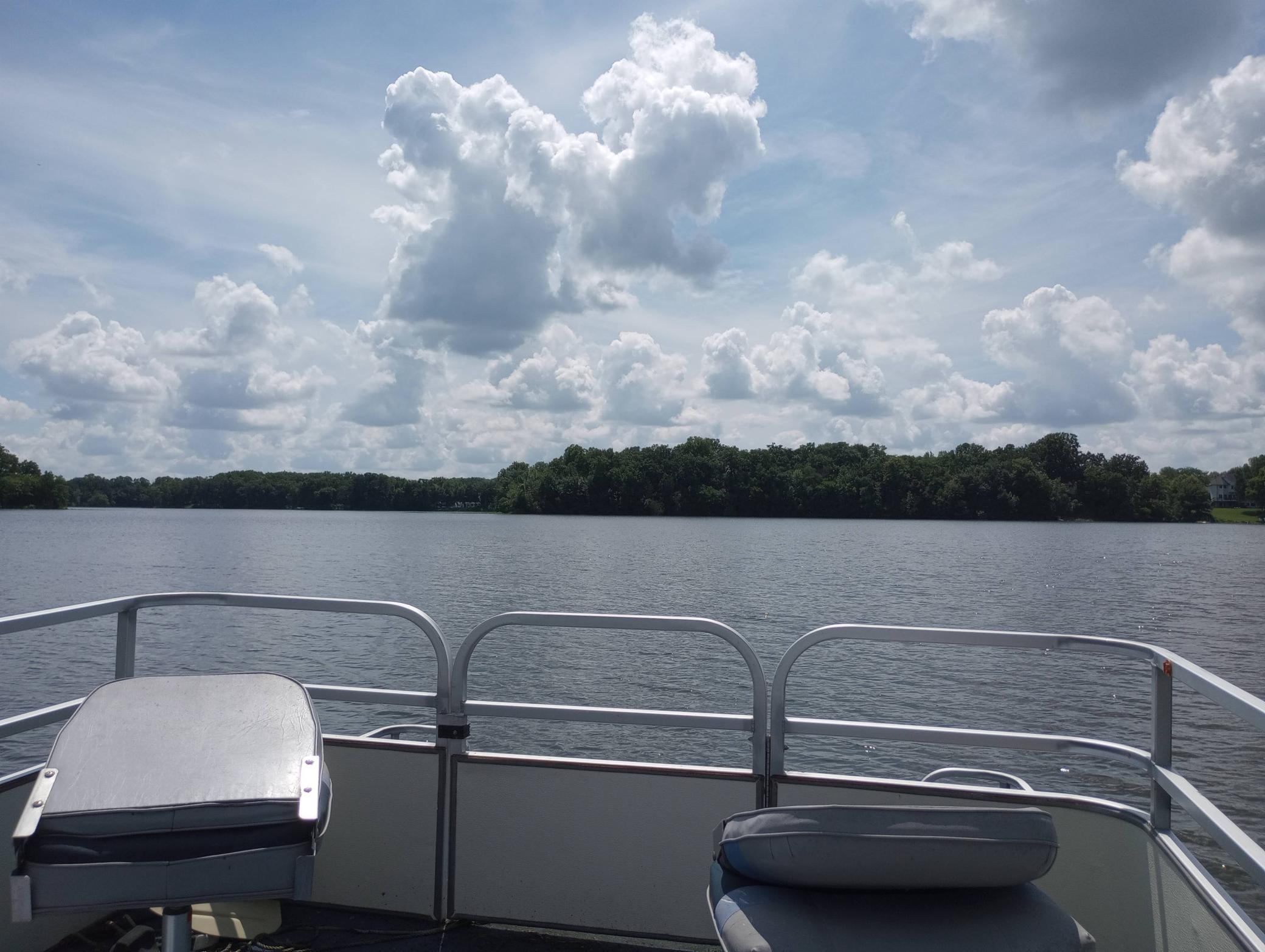 Mitchell lake from pontoon