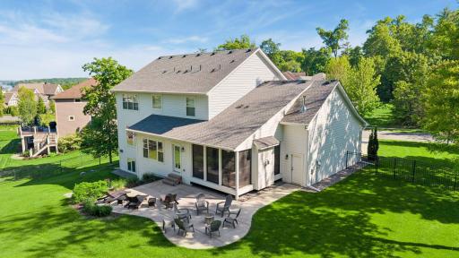 Besides the Three Season Porch and large patio, there is room for a pool!