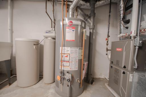 Updated utilities including a high efficiency furnace