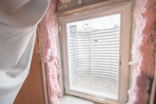 Egress window in basement