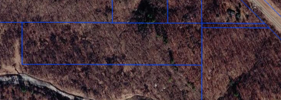 GIS Map with lines