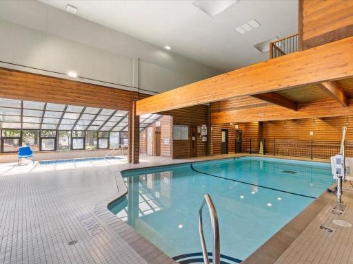 If it's raining or cold come enjoy the indoor pool and hot tub.