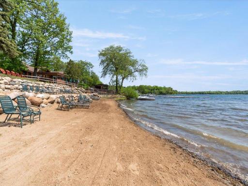 Looking to work on your suntan? Enjoy a few hours on this beautiful sandy beach. Nothing better than the lake water in the summer.