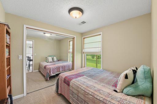 Lower level 4th bedroom.