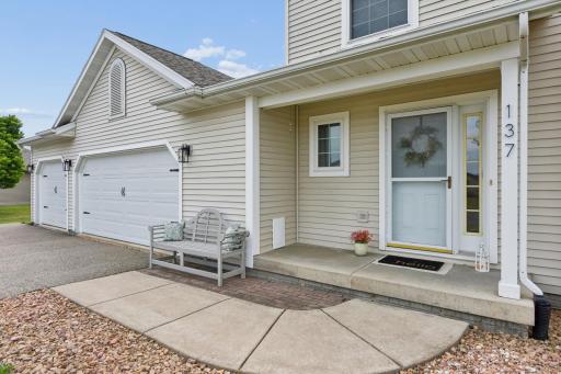 Cute front porch for saying hi to the neighbors.