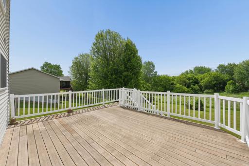 Great views from the deck.