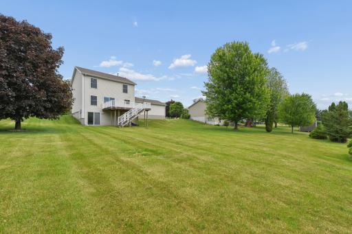 Large lot. Good sun. Great room for a garden.