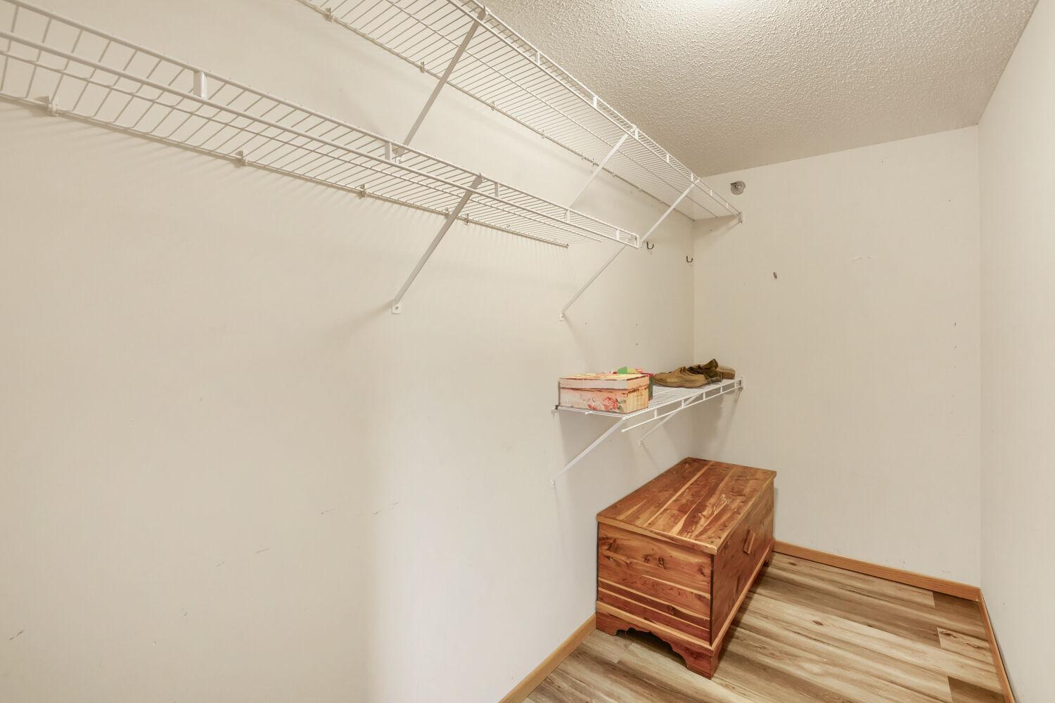 Second walk in closet