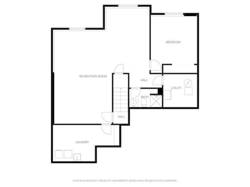 Lower level room layout