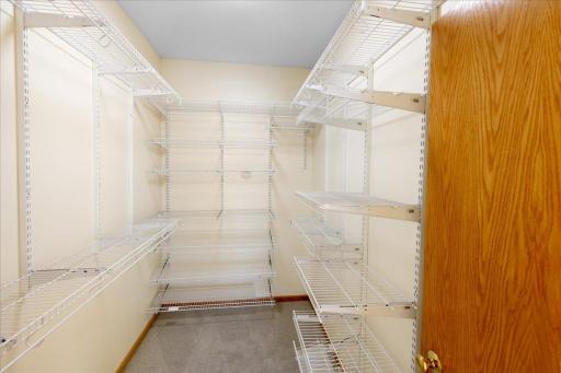 Walk-in closet off the primary bedroom