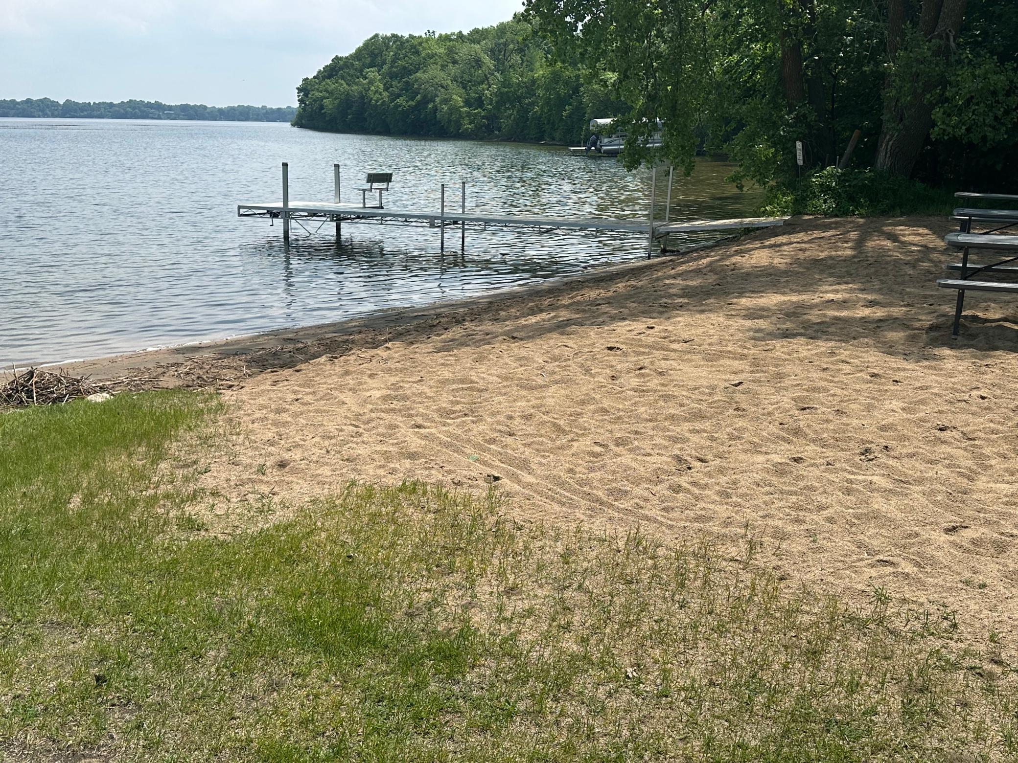 Sandy beach