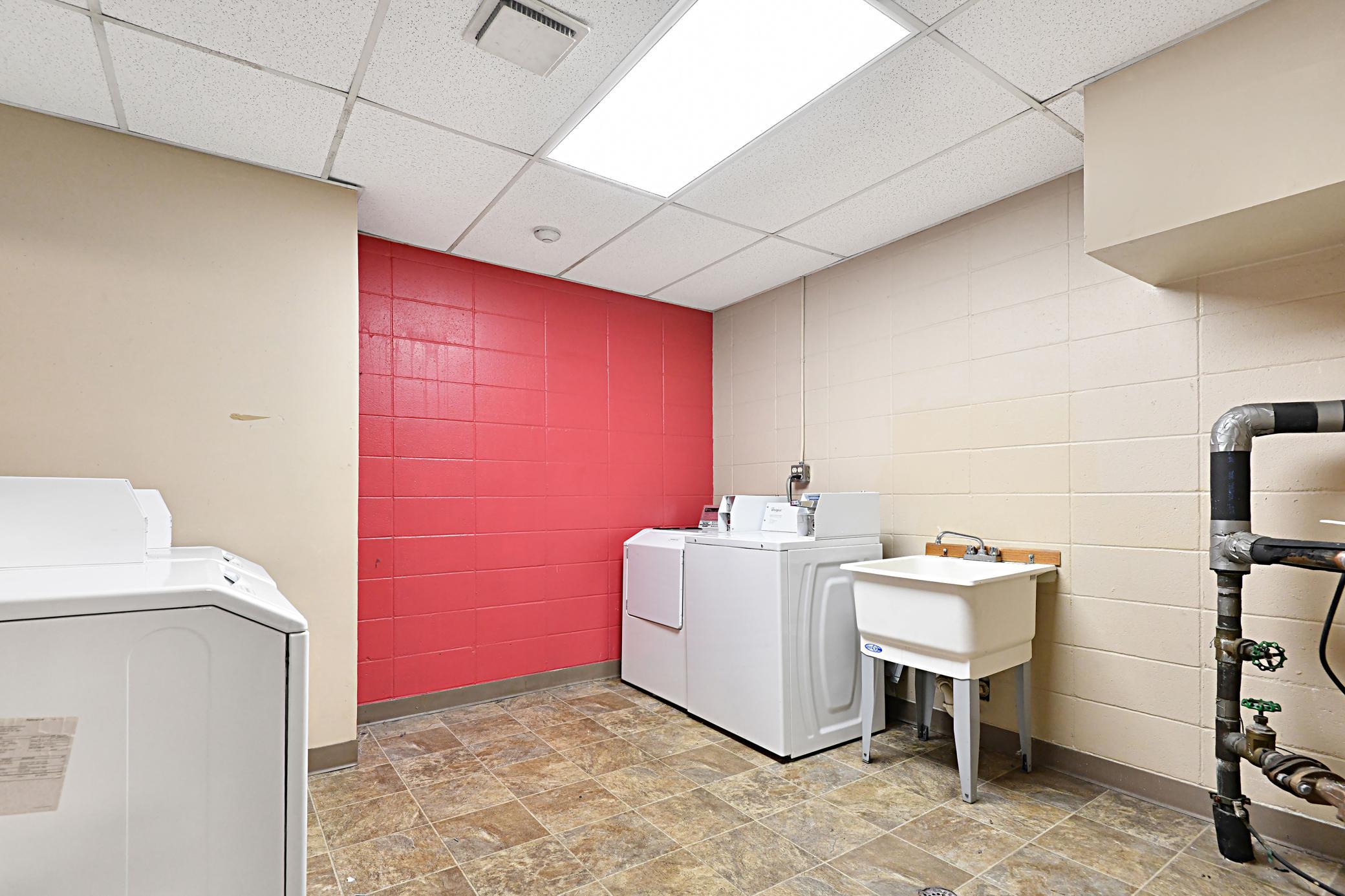 Each floor has laundry room with 2 washer/dryers each