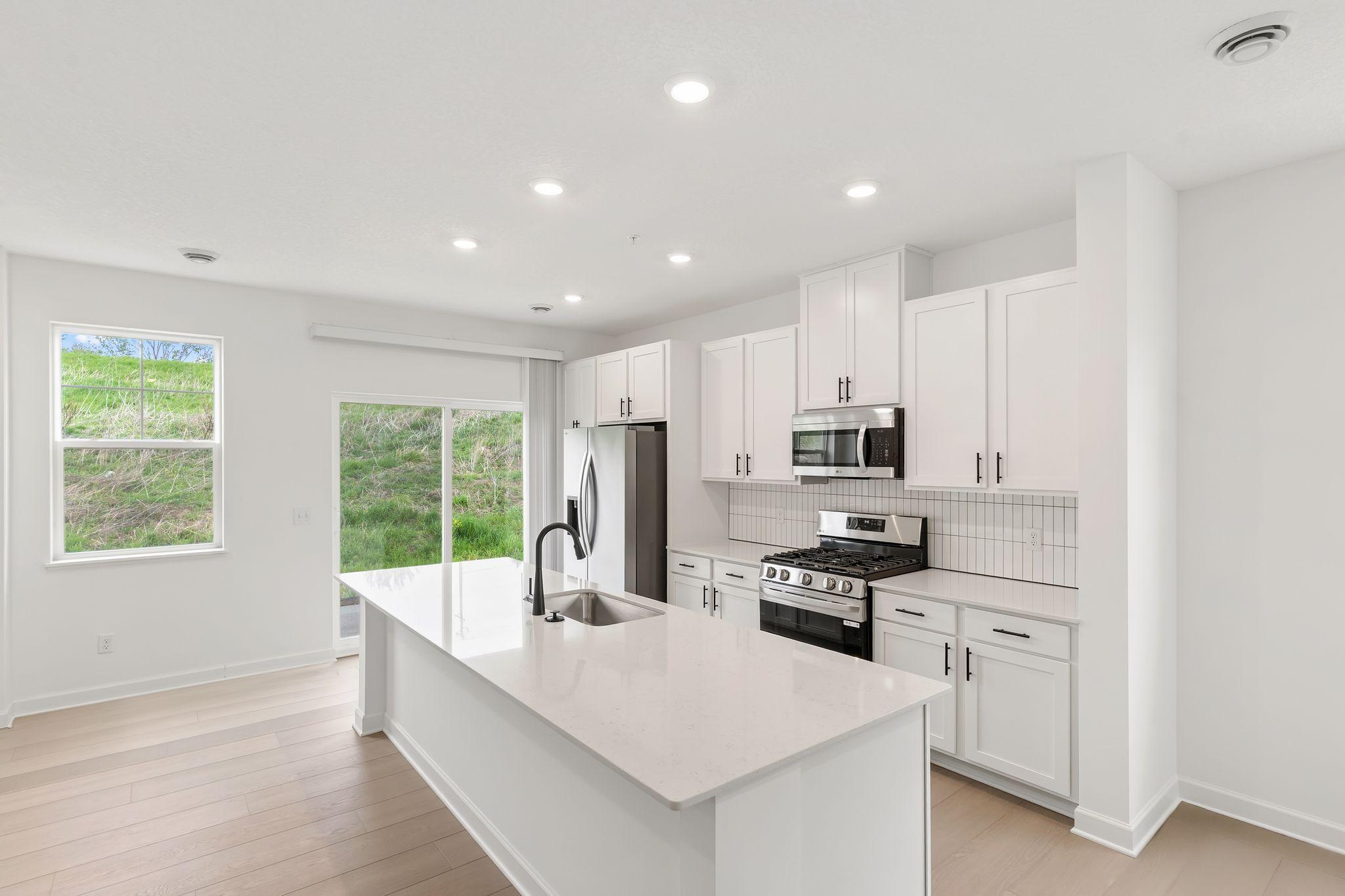 (All the following photos are of a similar home, actual finishes may vary.)