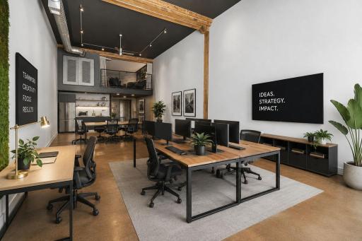 Rendering: Potential Professional Office or Collaborative Workspace
