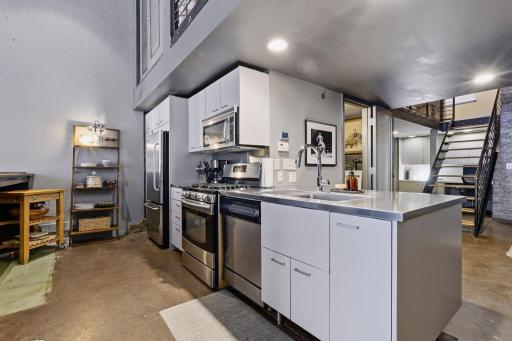 Open Kitchen with Modern Finishes & Ample Storage