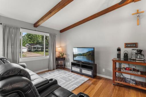 Main Level Living Room with Large Picture Window