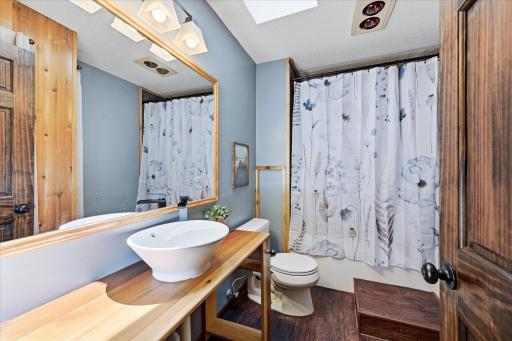 Conveniently located near the upper-level bedrooms.