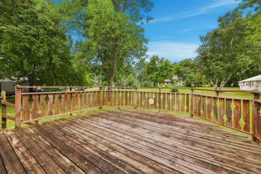 The view from the deck.