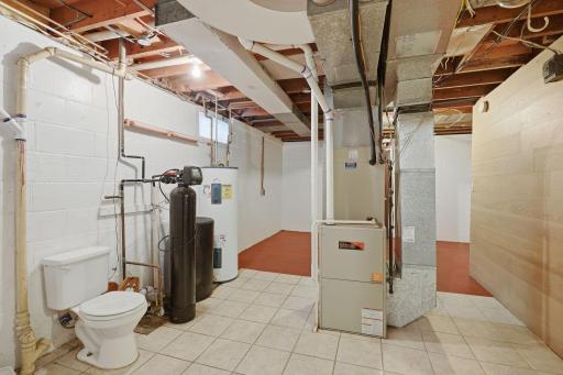 Utility area.