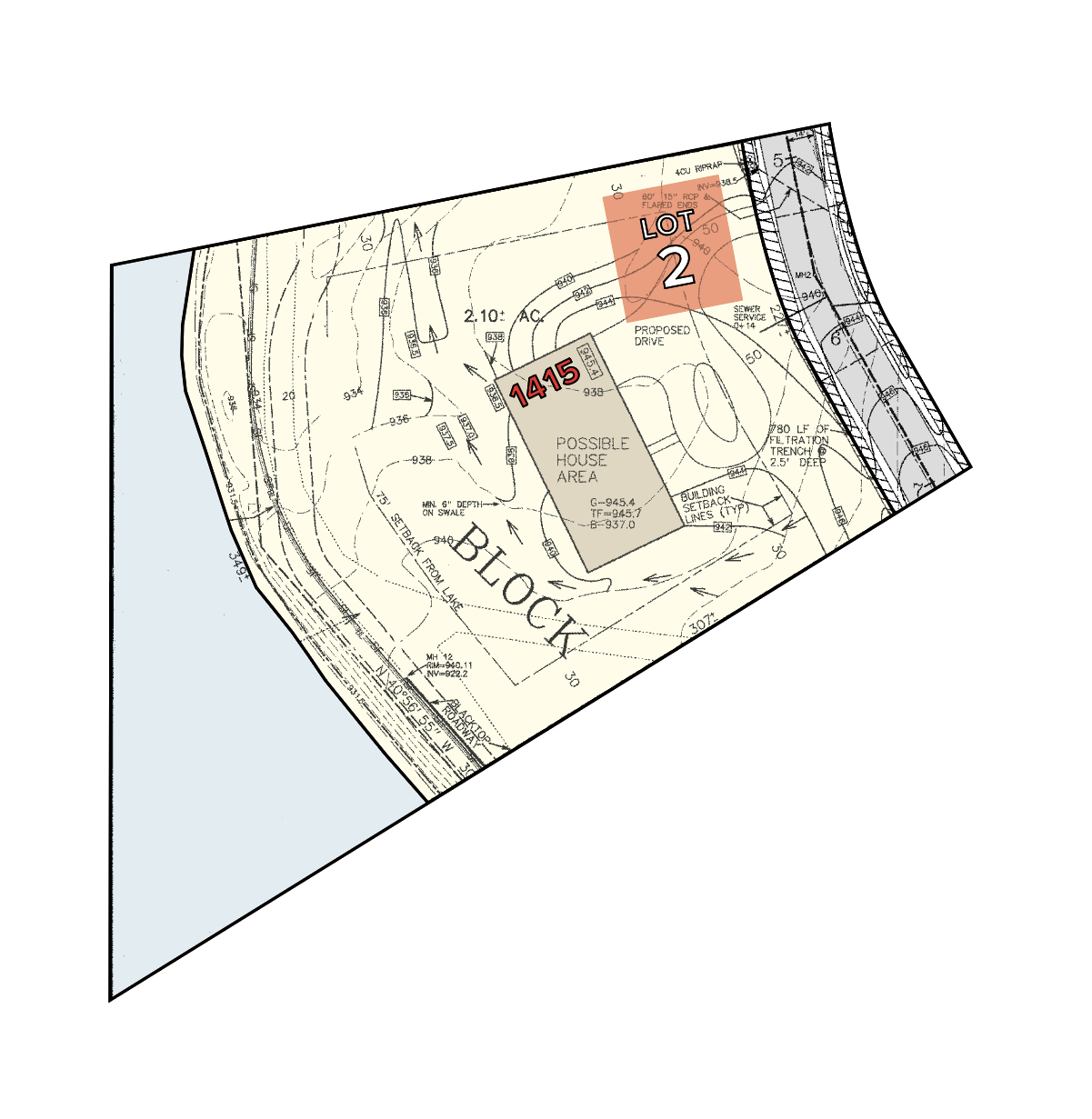 1415 Bracketts Point Road Color Survey Lot 2 Southways.png
