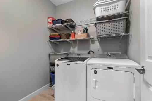 Main Floor Laundry including washer/dryer