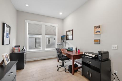 This versatile office or flex room offers a functional and adaptable space designed to suit a variety of needs. Whether used as a home office, study area, or creative space, the room provides a comfortable and quiet setting ideal for productivity.