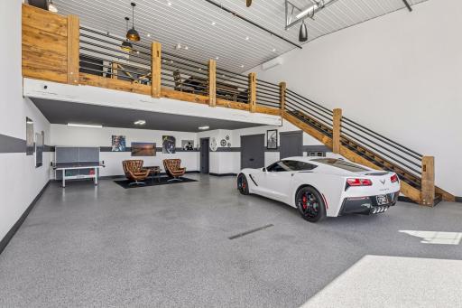 Garage level would fit 4 cars comfortably