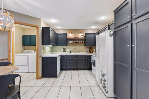 Spacious kitchen with informal dining room