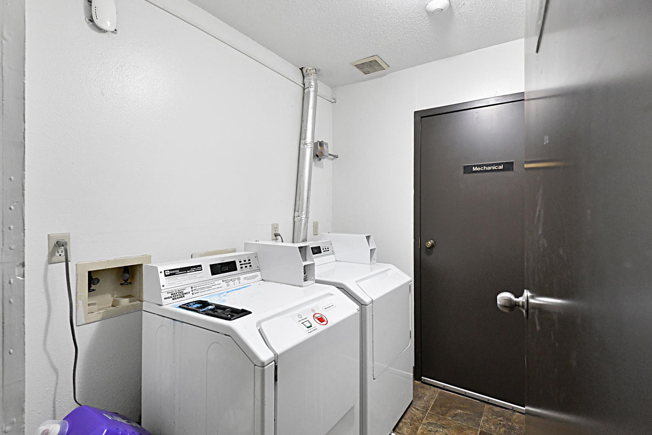 Laundry on each floor