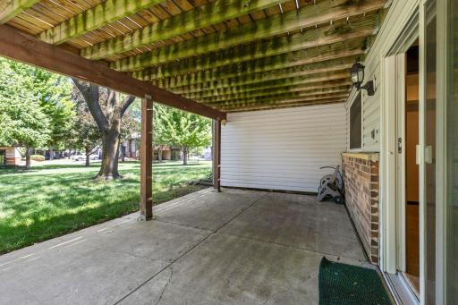 Walk Out To Covered 12x20 Concrete Patio