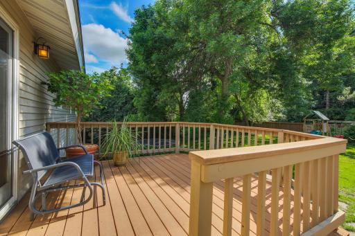1400 Lia DR Backyard View of Deck off of Kitchen