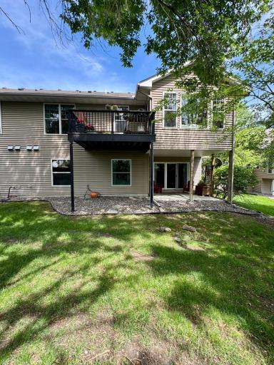 From the lower level walkout, you are greeted by a patio for yet another outdoor living space.