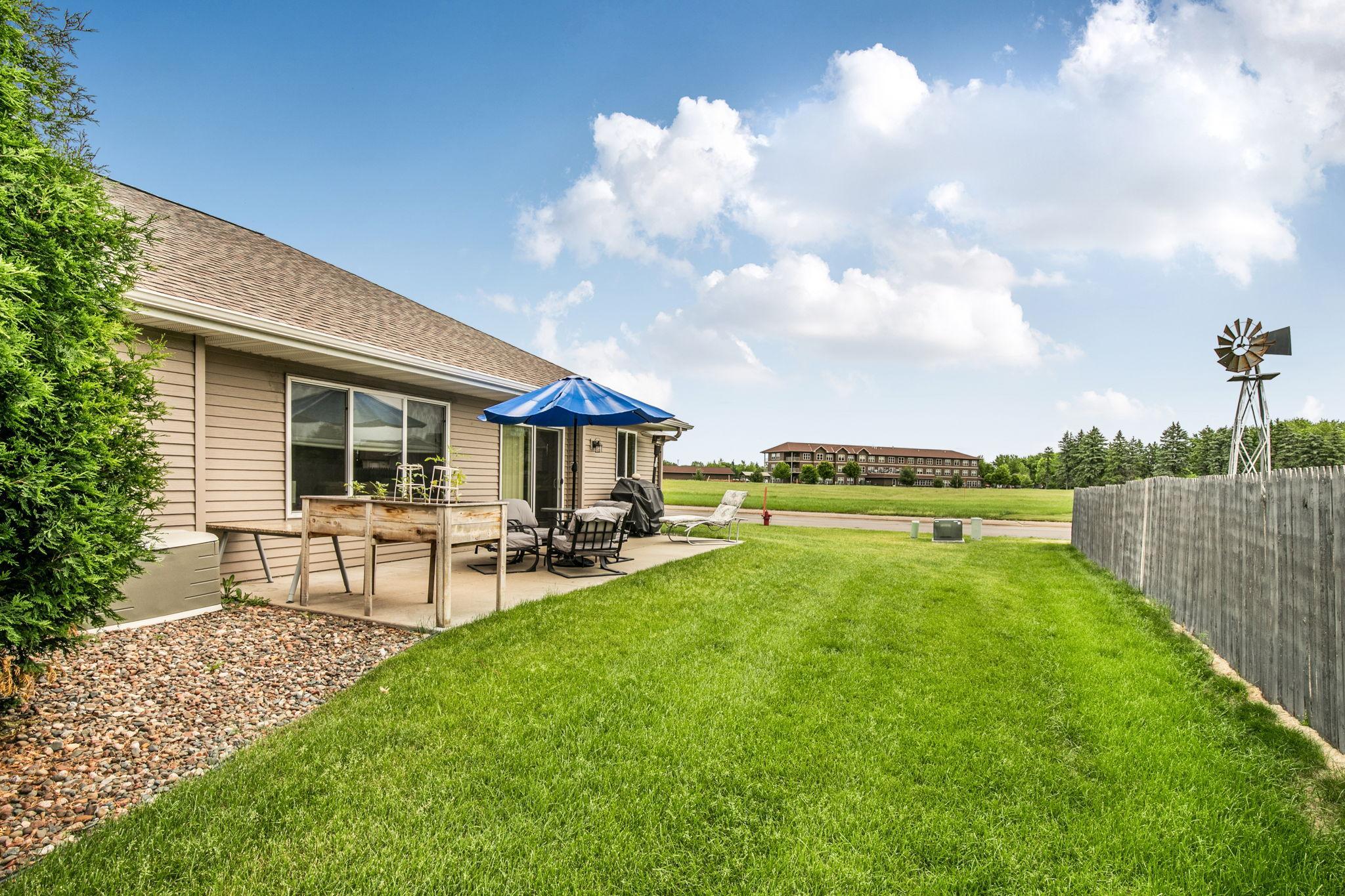 Yard space to utilize for small games.