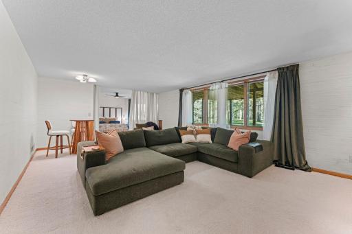 Above ground windows, hvac work designed to keep the lower level comfortable