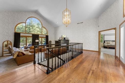 Vaulted ceilings, modern updates that blend with original charm