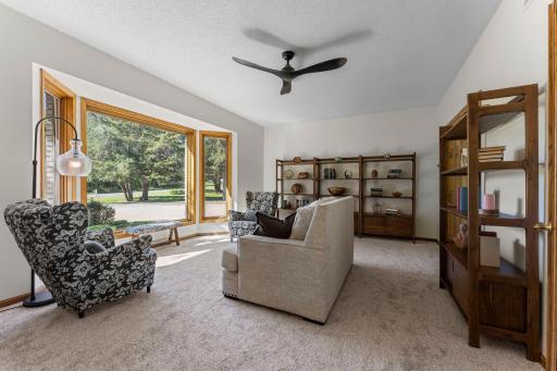 The second main level bedroom can also make a great home office.