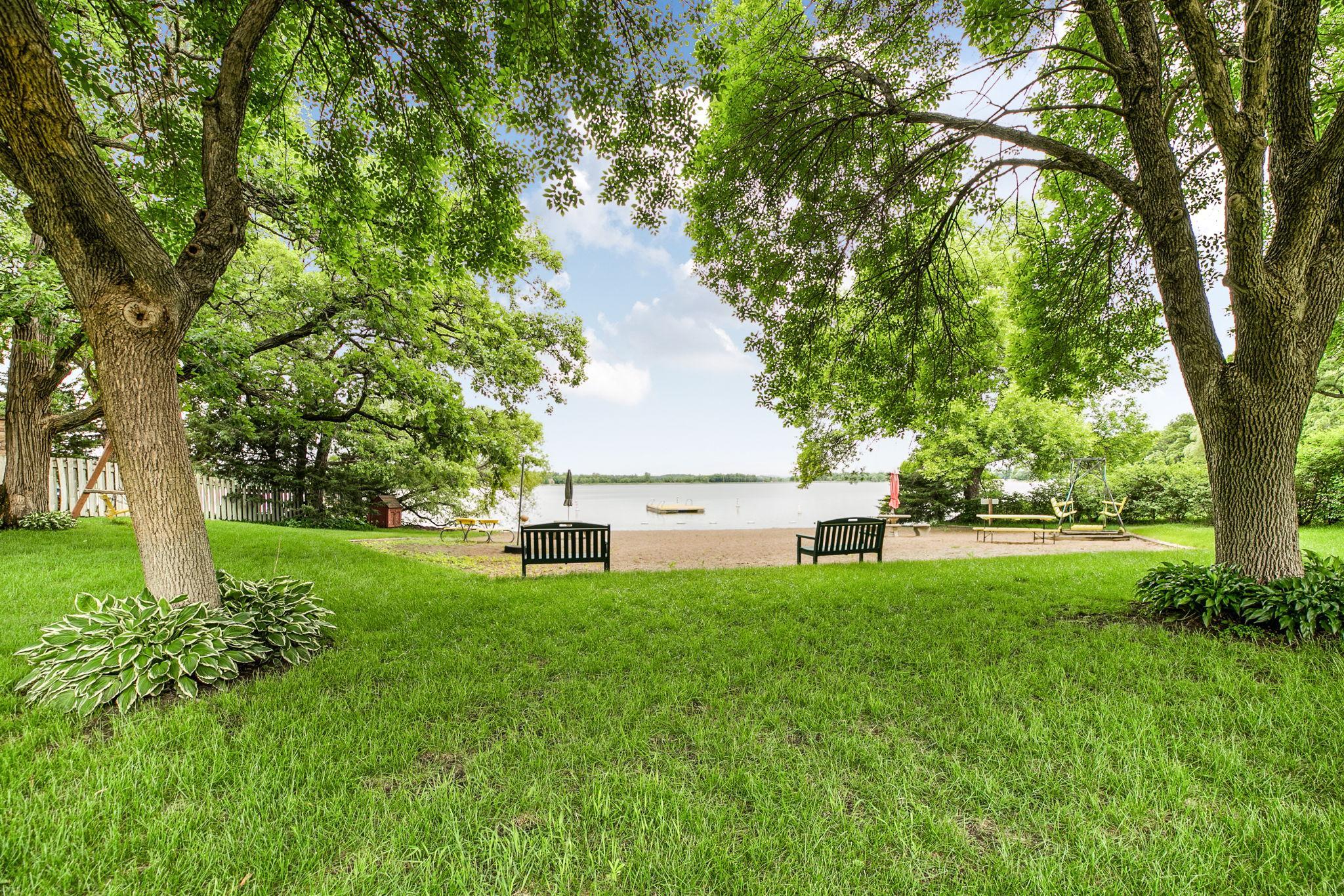 Lake access enhances the property's lifestyle appeal and overall value.