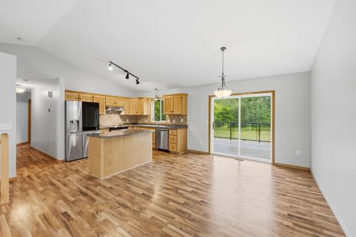 Open-concept kitchen