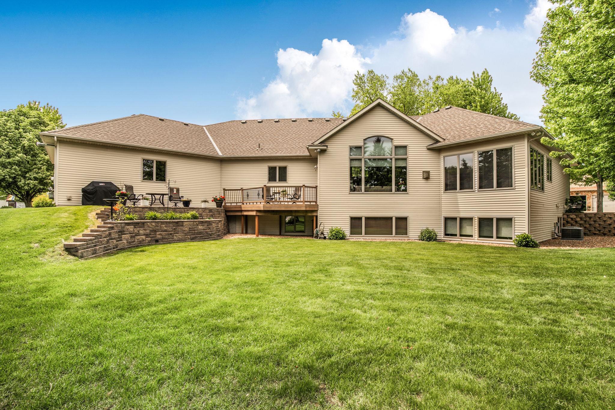 View of the back of the home.